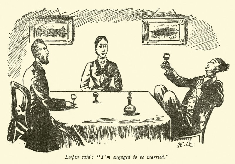 Lupin, evlenmek için nişanlıyım dedi. by Weedon Grossmith