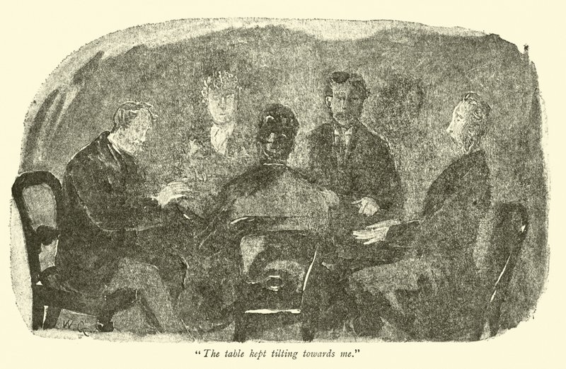 Masa bana doğru eğilmeye devam etti by Weedon Grossmith