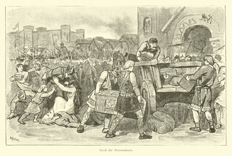 İskandinav baskını, Hollanda by Willem II Steelink