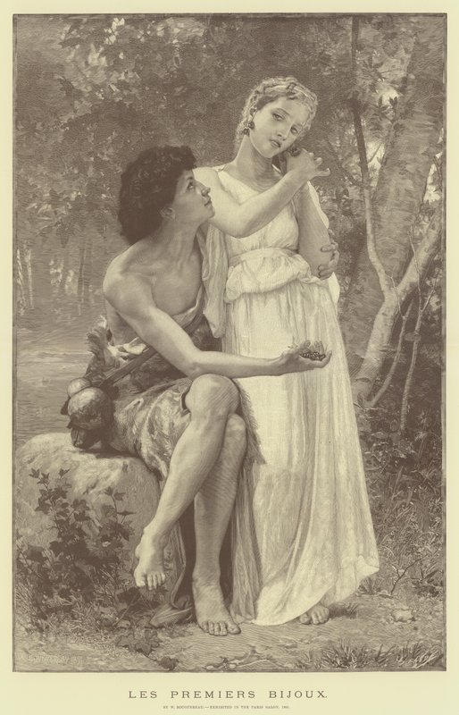 İlk Mücevherler by William Adolphe Bouguereau