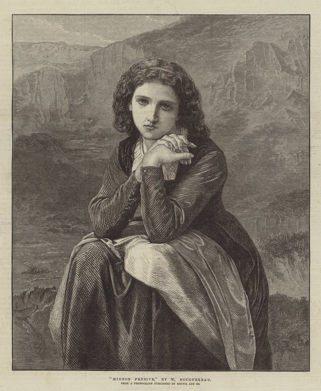 Mignon Dalgın by William Adolphe Bouguereau