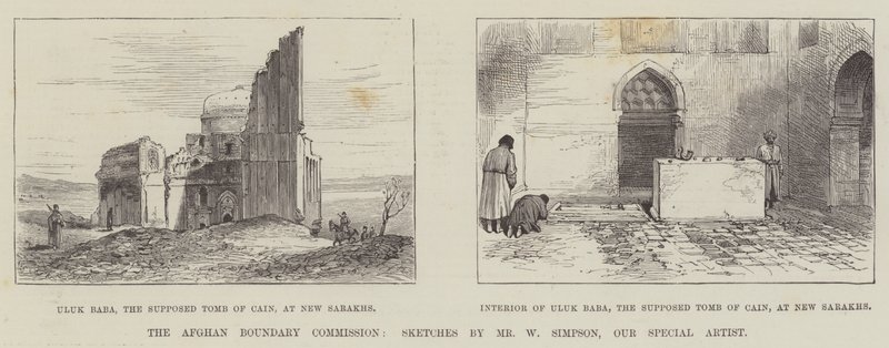Afgan Sınır Komisyonu by William Crimea Simpson