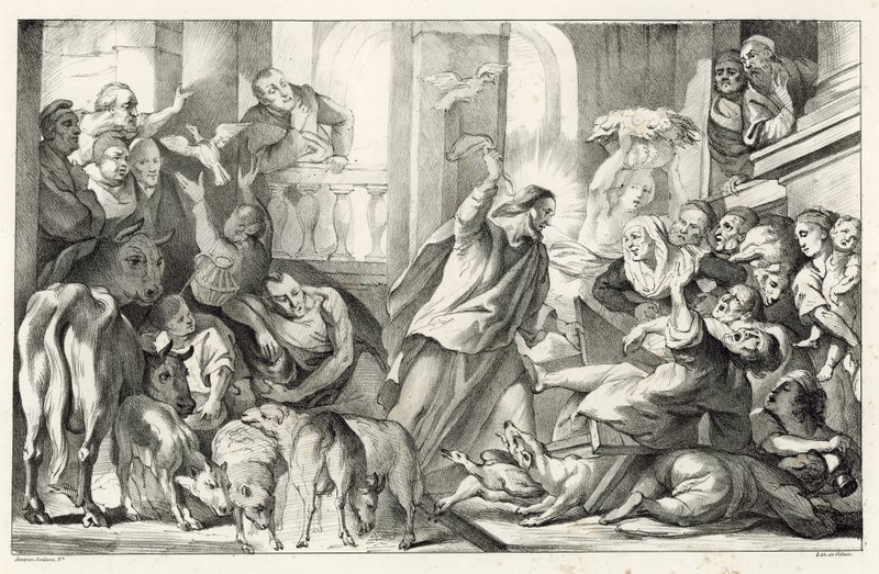 Un Scapin veya Sc ène de comédie, c.1863-1865 (tahta üzerine yağ) by William Oliver
