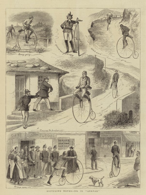 ಬೈಸಿಕಲ್ ನೋಟ್ಸ್, No II, ಅಬ್ರಾಡ್ ಟರ್ಕ್ by William Ralston