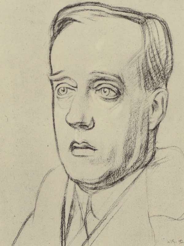 Gustav Holst (taş) by William (after) Rothenstein