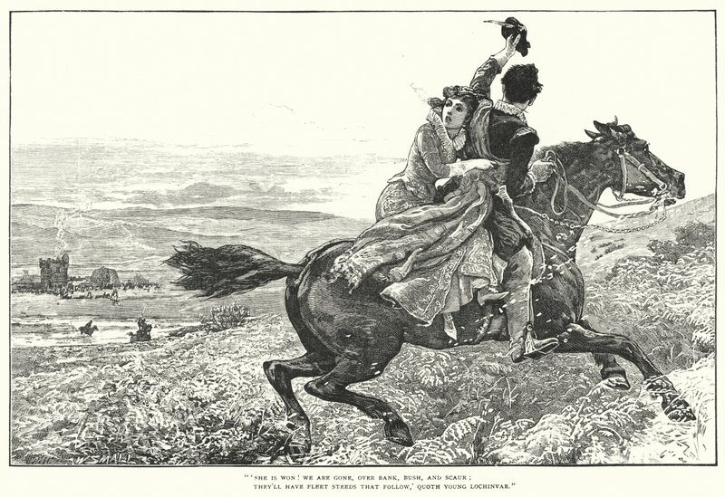 Lochinvar (gravür) by William (after) Small