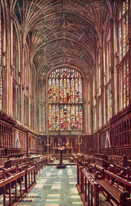 Kings College Şapeli, Cambridge by William Affleck Carruthers