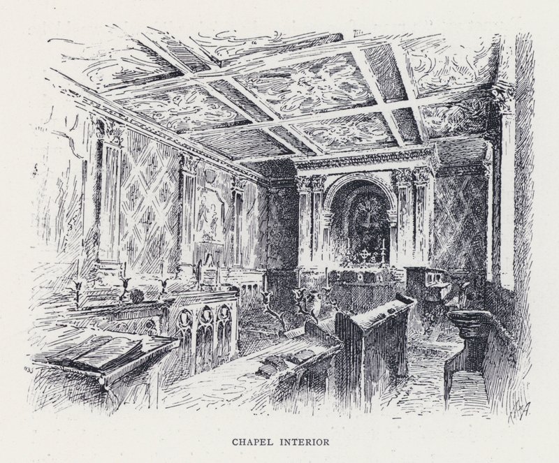 Şapel İçi (gravür) by William Alexander Ansted