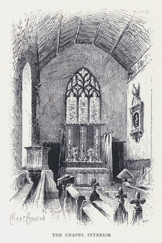 Şapel İçi (gravür) by William Alexander Ansted