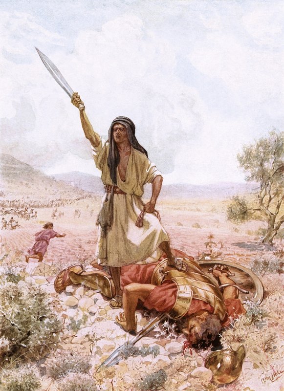 David ve Goliath by William Brassey Hole