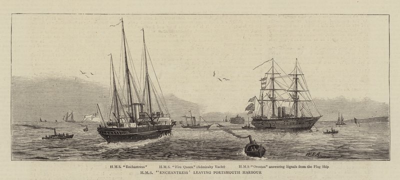 HMS Enchantress Portsmouth Limanı