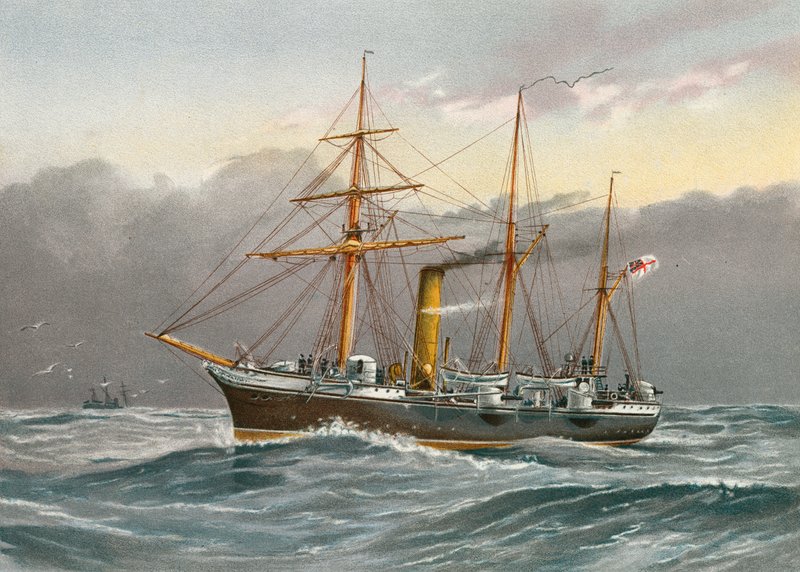 HMS Perisi (Yıkım) by William Frederick Mitchell