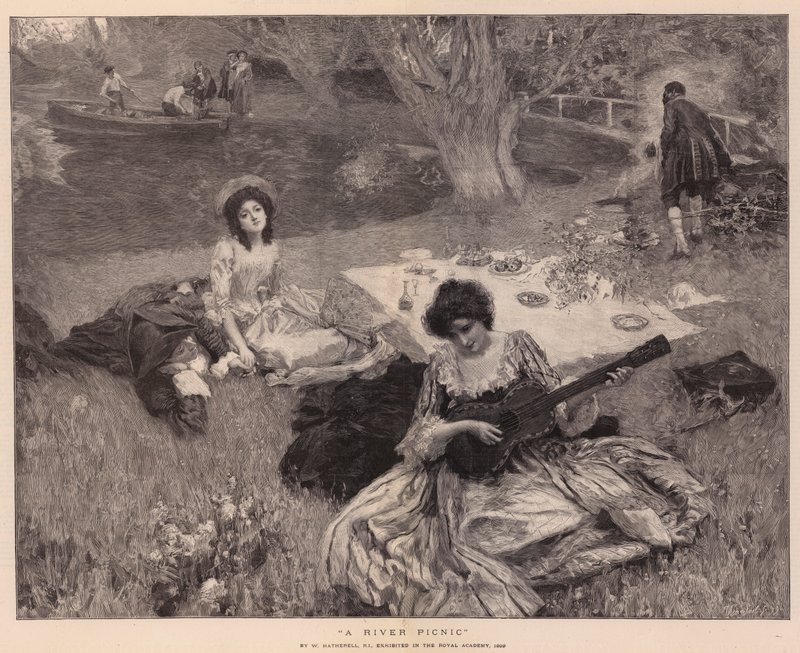 Nehir Pikniği by William Hatherell