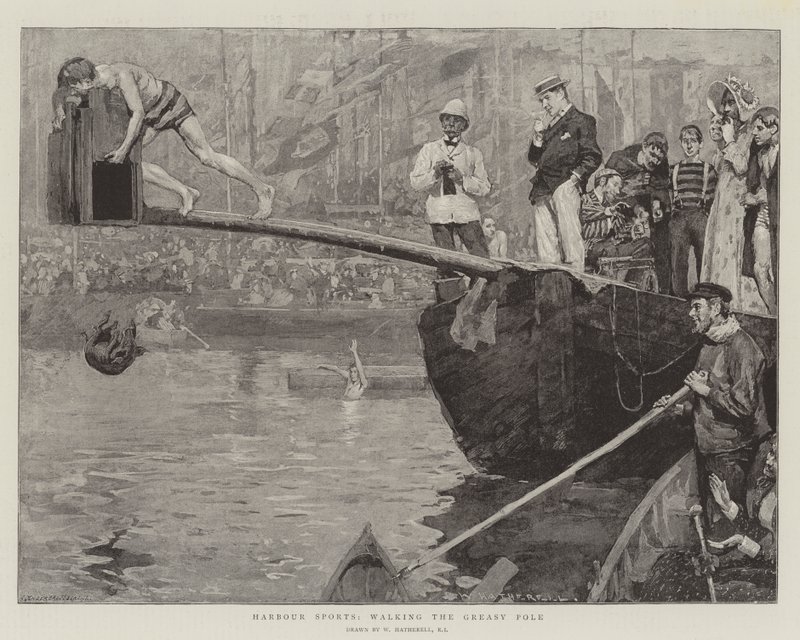 Harbour Sports, Yağlı Kutupta Yürüyüş by William Hatherell