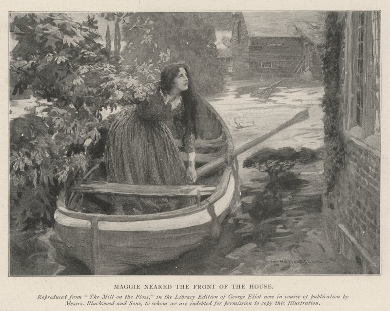 Maggie evin önüne yaklaştı by William Hatherell