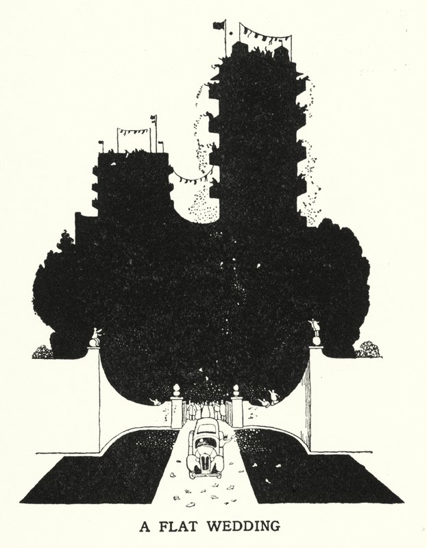 Düz Bir Düğün (lito) by William Heath Robinson