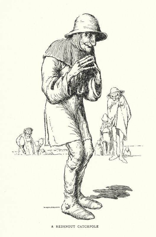 Bir Redsnout Catchpole (lito) by William Heath Robinson