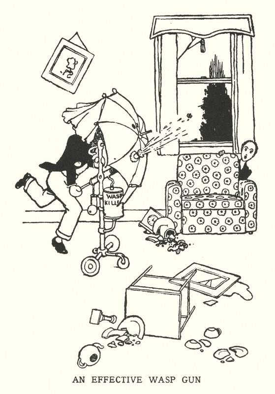 Etkili Bir Yaban Arısı Tabancası (lito) by William Heath Robinson