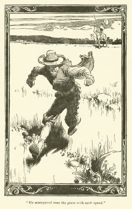 Don Kişot (lito) için çizim by William Heath Robinson