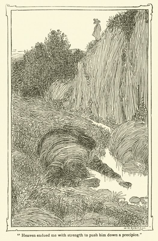 Don Kişot (lito) için çizim by William Heath Robinson