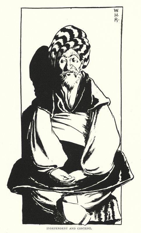 Bağımsız ve içerik (gravür) by William Heath Robinson