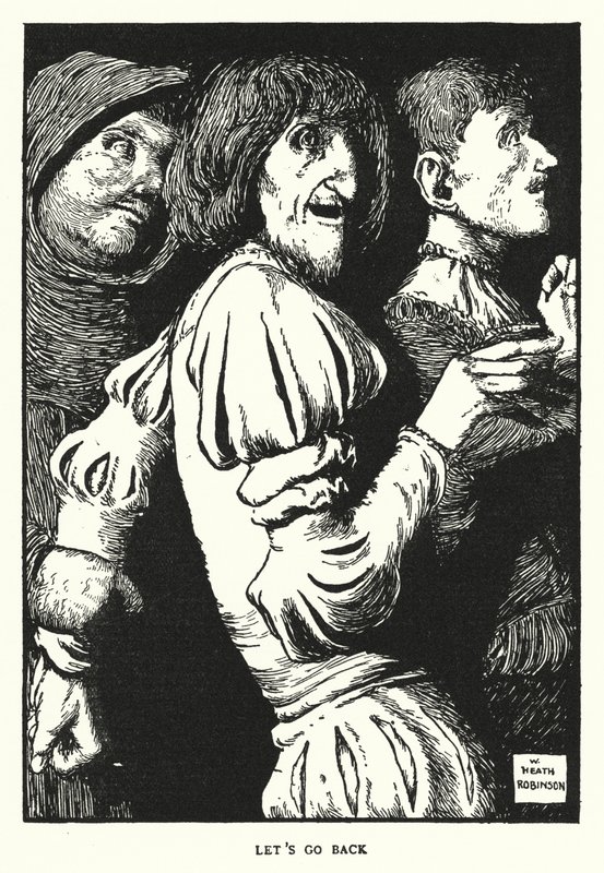 Geri dönelim (lito) by William Heath Robinson