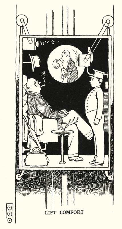 Yaşam Konforu (lito) by William Heath Robinson