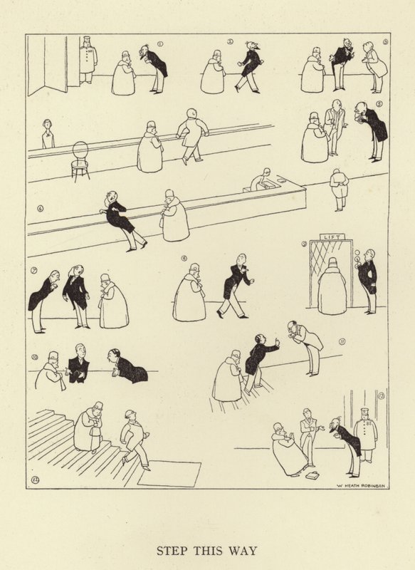 Bu tarafa geç by William Heath Robinson