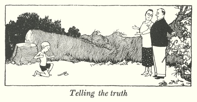 Doğruyu söylemek (lito) by William Heath Robinson