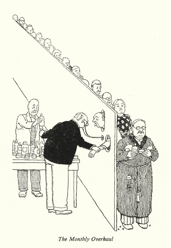 Aylık Revizyon (lito) by William Heath Robinson
