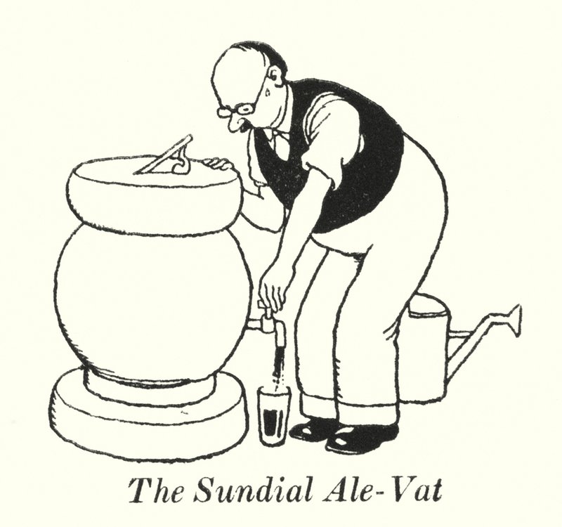 Güneş Saati Ale-Vat (lito) by William Heath Robinson