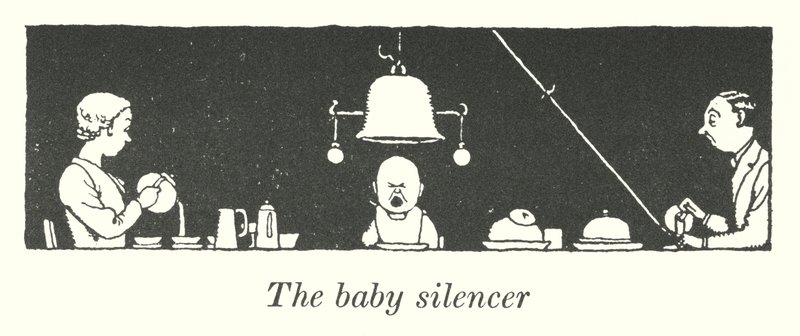 Bebek susturucu (lito) by William Heath Robinson