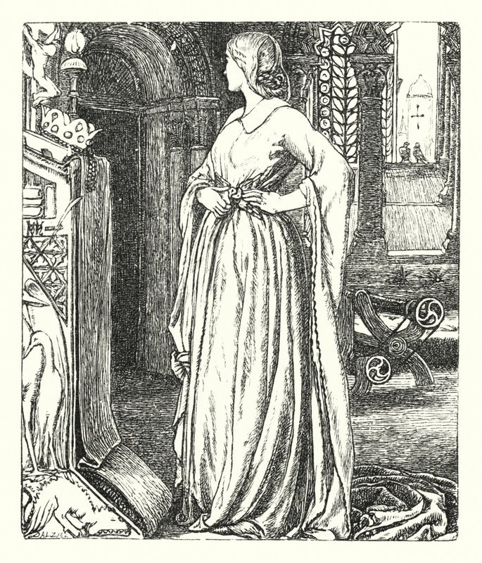 Godiva (gravür) by William Henry (after) Hunt