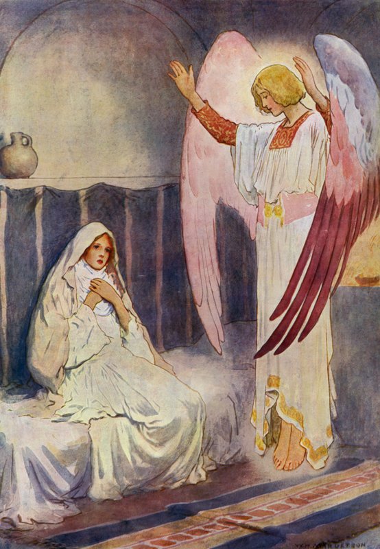 Müjde (renkli taş) by William Henry (after) Margetson
