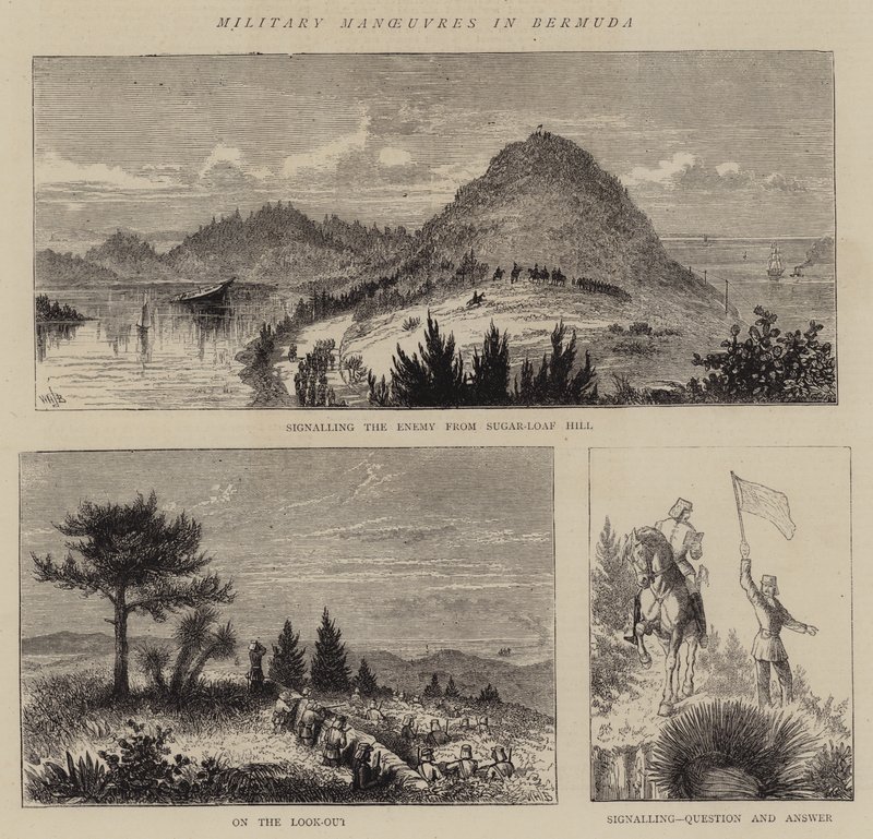 ಬರ್ಮುಡಾ ಟರ್ಕಿಯಲ್ಲಿ ಮಿಲಿಟರಿ ಕುಶಲತೆಗಳು by William Henry James Boot