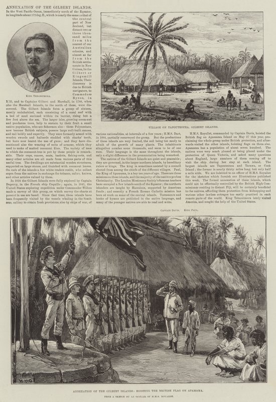 Gilbert Adalarının İlhakı by William Heysham Overend