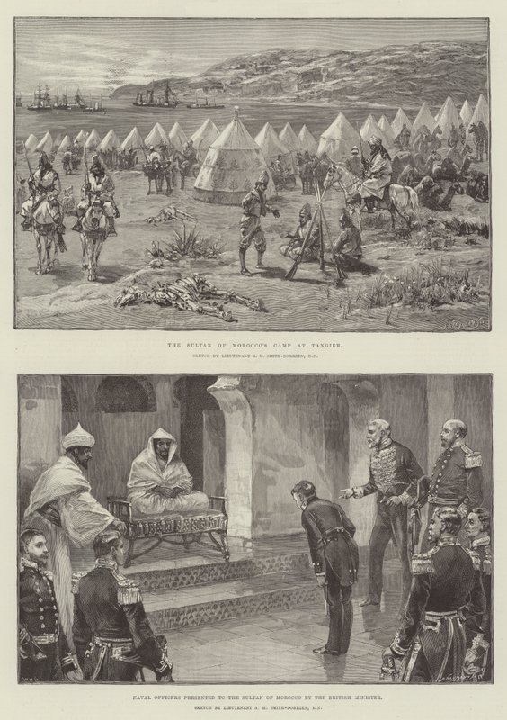 ಮೊರಾಕೊ ಟರ್ಕಿಯ ರೇಖಾಚಿತ್ರಗಳು by William Heysham Overend