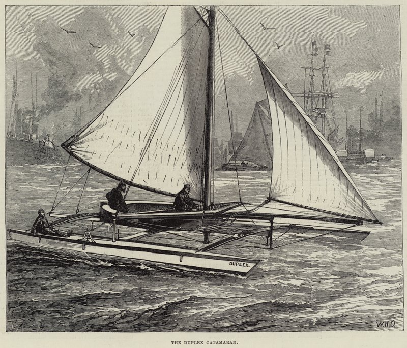 Dubleks Katamaran by William Heysham Overend