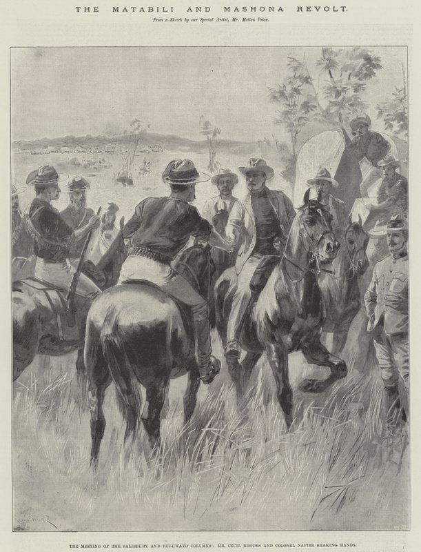Matabili ve Mashona İsyanı by William Heysham Overend