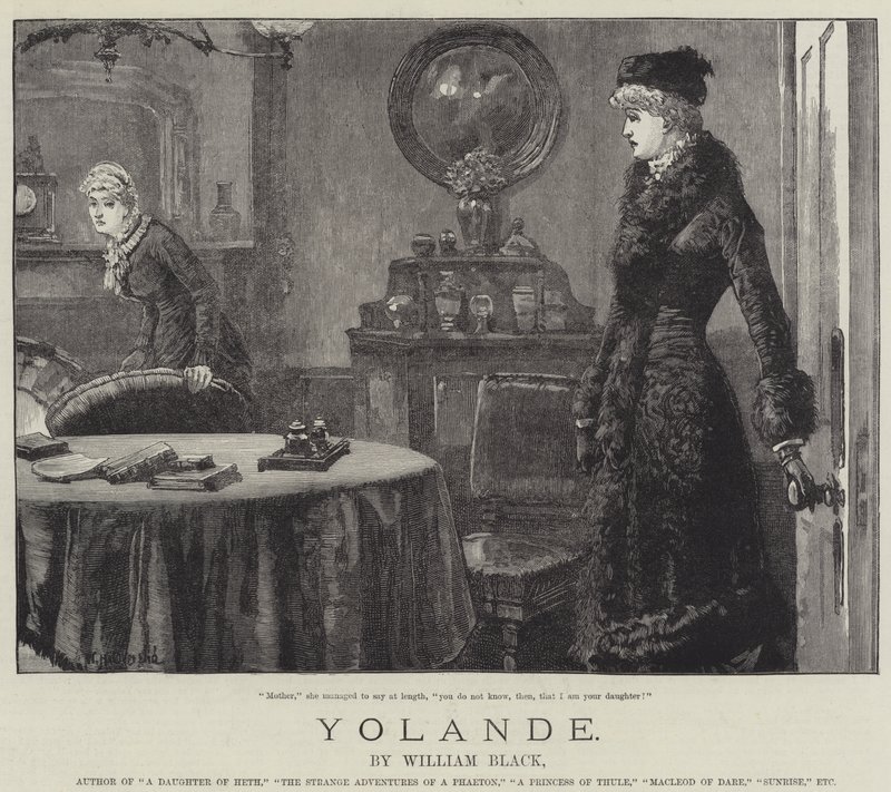 Yolande, William Black by William Heysham Overend