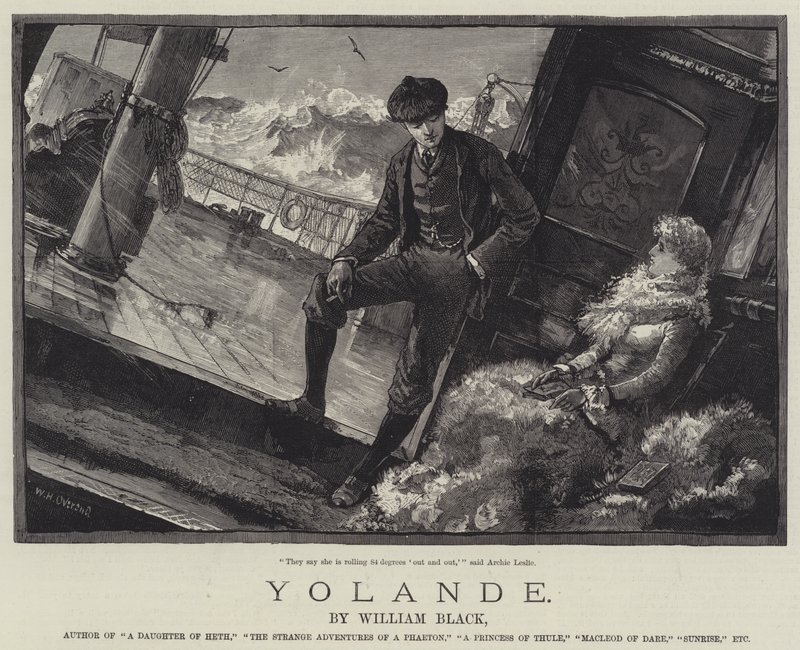 Yolande, William Black by William Heysham Overend