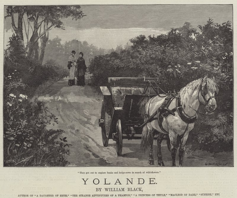 Yolande, William Black by William Heysham Overend
