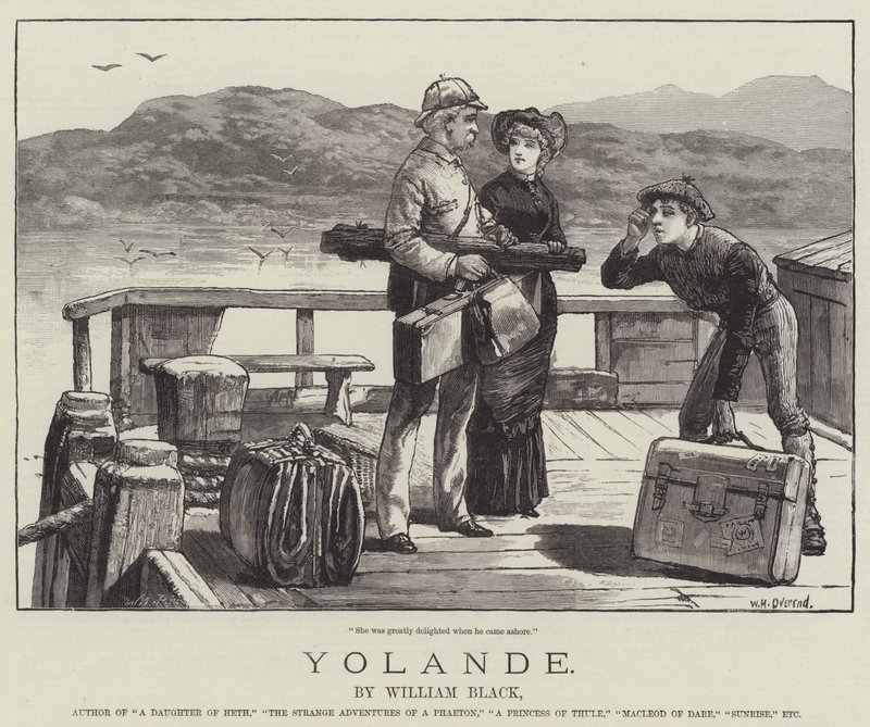 Yolande, William Black by William Heysham Overend