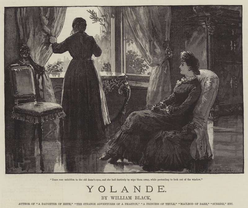Yolande, William Black by William Heysham Overend
