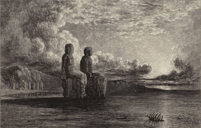 Memnon (gravür) by William James (after) Muller