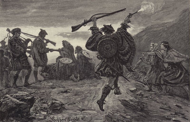 Rob Roy klanı tarafından karşılandı by William Lockhart Bogle
