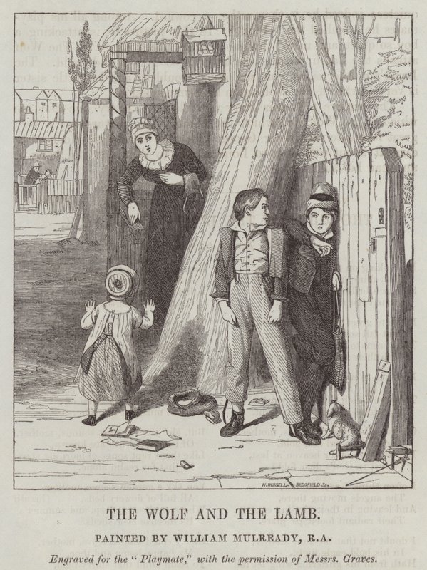 Kurt ve Kuzu by William Mulready