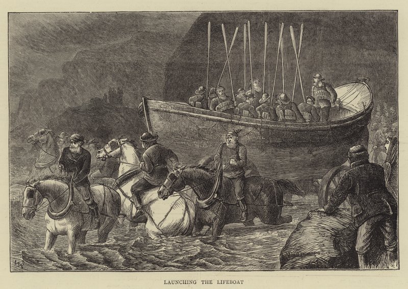 Cankurtaran Teknesini Başlatmak by William Ralston
