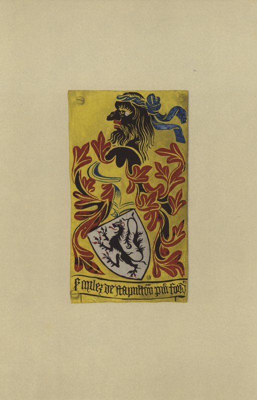 Sir Miles Stapleton, 1348-1364 (kromolitho) by William St John Hope