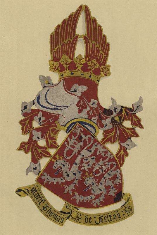 Sir Thomas Felton, 1381-1381 (kromolitho) by William St John Hope